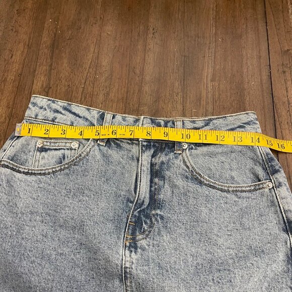 ASOS Hourglass Denim Maxi Skirt Size 4 - Picture 7 of 9